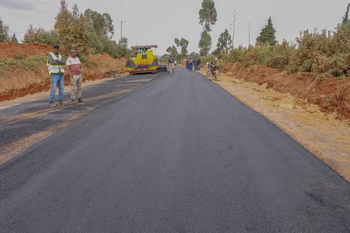 inspection of Ongoing Road Projects in Kikuyu Constituency